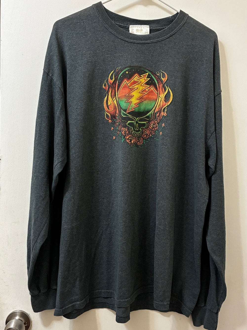 Grateful Dead Scarlet Fire Steal
Your Face Men's Long Sleeve Tee XL Black